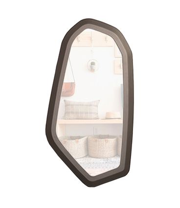 Espelho Auris Slim Moldura Nogueira 72x137cm - 77516