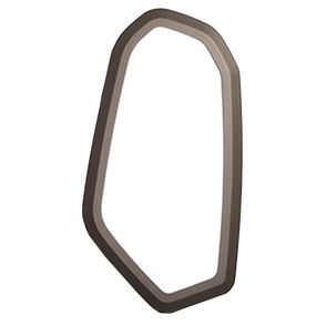 Espelho Arona Slim Moldura Nogueira 72x137cm - 77516