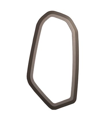 Espelho Auris Slim Moldura Nogueira 72x137cm - 77516