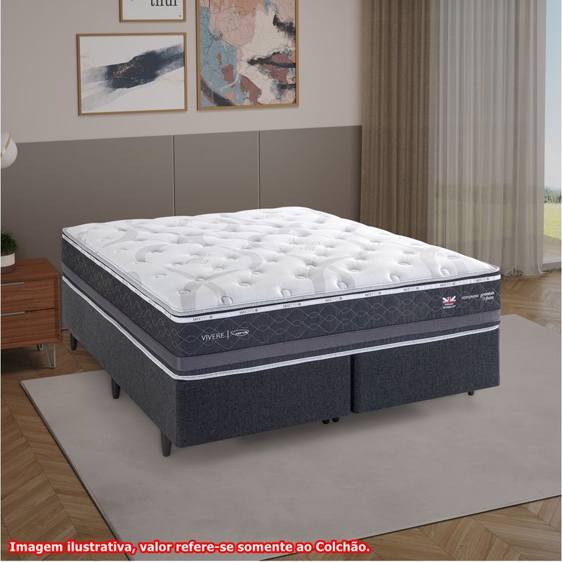 Colchão Zeus Vivera Casal 138x188cm - 77532