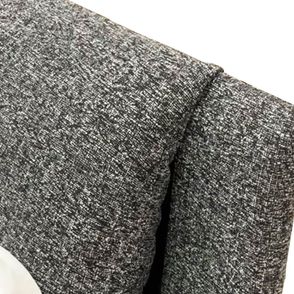 Cama Casal Queen Greta Trama Fusion Pés Metal Preto - 77575