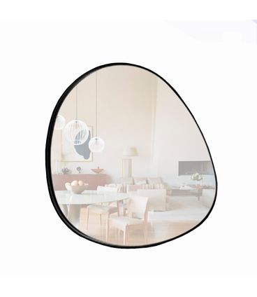 Espelho Fortaleza Grande Moldura Ebanizada 117X104cm - 77595