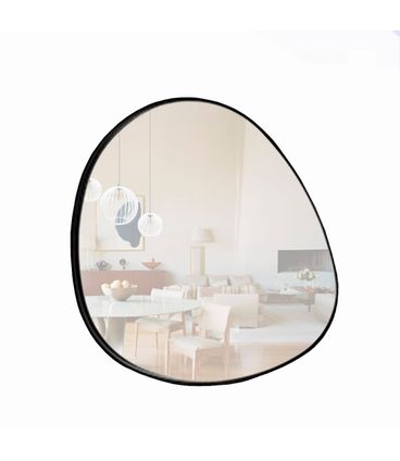 Espelho Fortaleza Médio Moldura Ebanizada 82X74cm - 77594