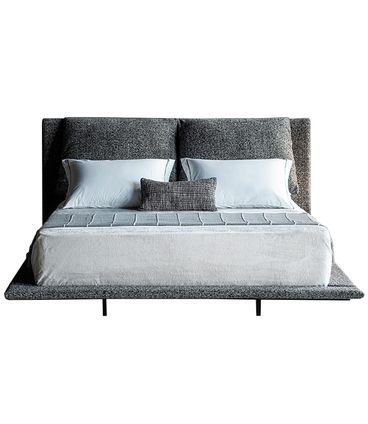 Cama King Size Serena Trama Fusion Pés Metal Preto - 77610