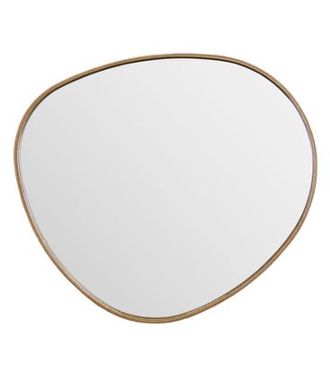 Espelho Fortaleza Pequeno Moldura Carvalho Natural 62X55 - 77617