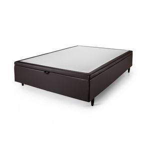 Cama Box Baú Greta Casal Korino Marrom 138x188cm - 77649