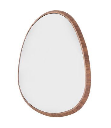 Espelho Fortaleza Slim Grande Moldura Carvalho 117X104cm - 77660