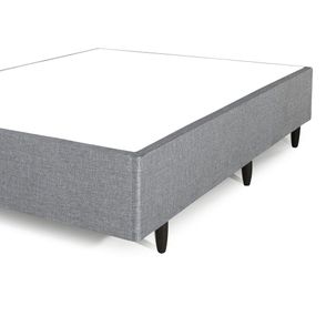 Base de Cama Isla Meditare King Cinza 203x193cm - 77666