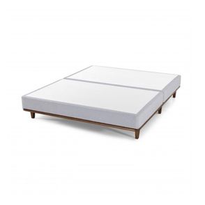 Base de Cama Celine Queen Linho Cinza 158x198cm - 77679