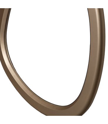 Espelho Riviera Orgânico Médio Moldura Champagne - 77727