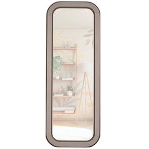 Espelho Lagoon Retangular Moldura Fendi 60x160cm - 77733