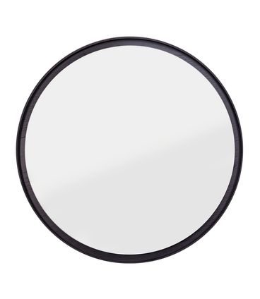 Espelho Lírio Redondo Moldura Ebanizada 80cm - 77737