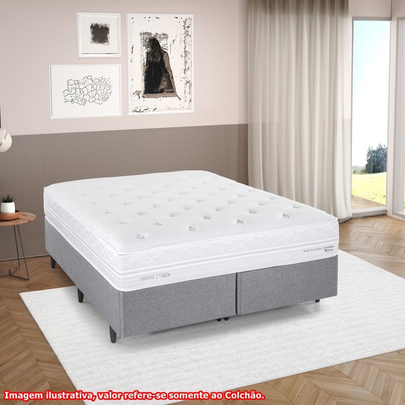 Colchão Freddie Vivere King 203x193cm - 77745