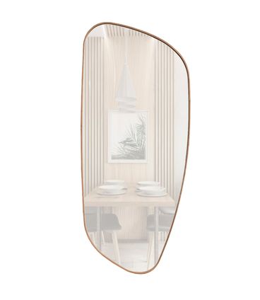 Espelho Onix Elyra Grande Moldura Carvalho - 71362