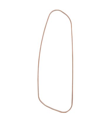 Espelho Onix Elyra Pequeno Moldura Louro Freijó - 77764