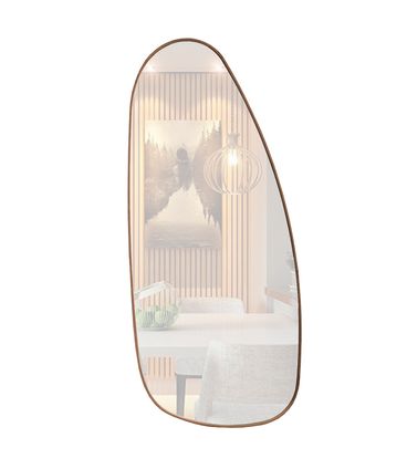 Espelho Onix Auren Grande Moldura Carvalho - 77766