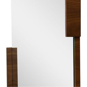 Espelho Sienna Grande Moldura Nogueira - 77769