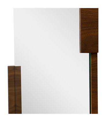 Espelho Maceio Grande Moldura Nogueira - 77769