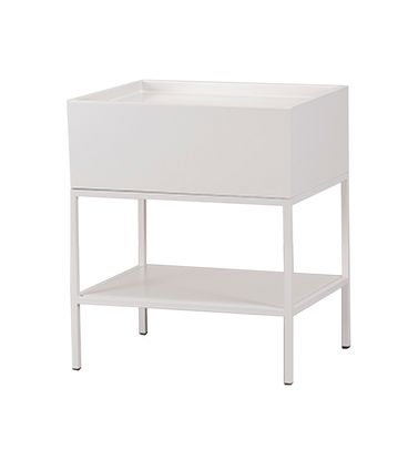 Mesa Cabeceira Fency Com Gaveta Off White - 77949