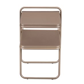 Mesa Cabeceira Zayn Tampo Fendi Base Champagne - 77957