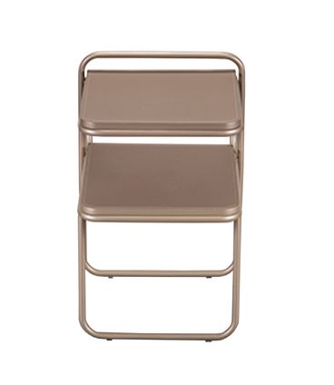 Mesa Cabeceira Zayn Tampo Fendi Base Champagne - 77957