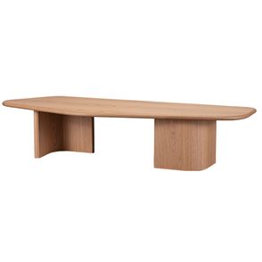 Mesa Centro Atrium Pequena Tampo e Base Carvalho - 77962