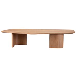 Mesa Centro Atrium Pequena Tampo e Base Carvalho - 77962