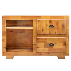 Rack Zion 02 Gavetas Prateleira Madeira Liptus 100cm - 78005