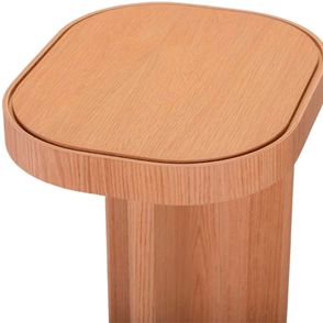 Mesa Apoio Magna Tampo Base Lâmina Carvalho Natural - 78045