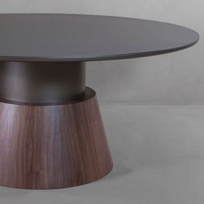 Mesa Jantar Glammy Tampo Bronze Com Vidro 140cm - 78130
