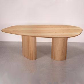 Mesa Jantar Opera Orgânica Tampo Base Carvalho 210cm - 78133