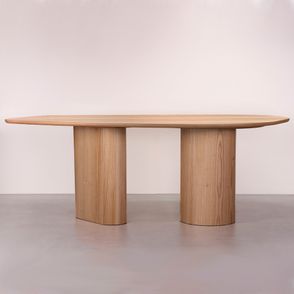 Mesa Jantar Opera Orgânica Tampo Base Carvalho 270cm - 78135