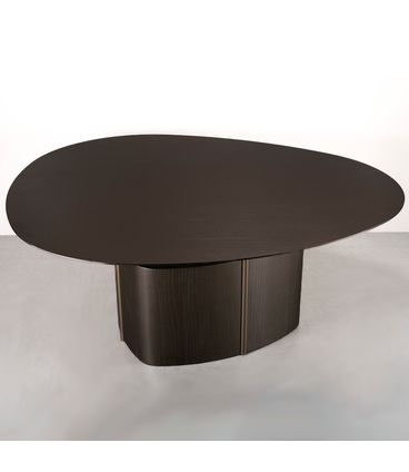 Mesa Jantar Elsinki Tampo Bronze Haste Champagne 150cm - 78137