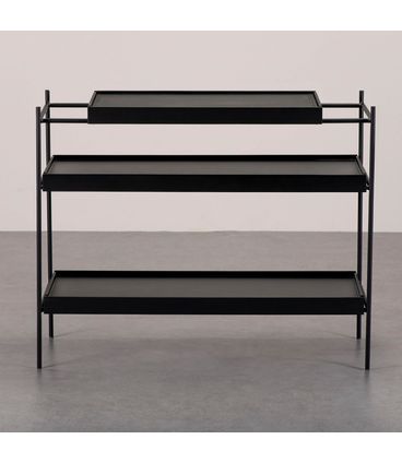 Mesa Lateral Isabella Tampo Ebanizado Recouro Preto - 72463