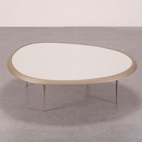 Mesa Centro Nature Alta Com Espelho Base Champagne - 78206