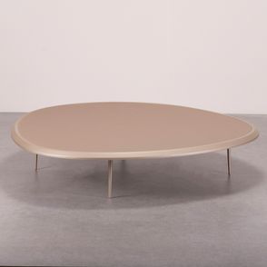 Mesa Centro Nature Baixa Recouro Fendi Base Champagne - 78207