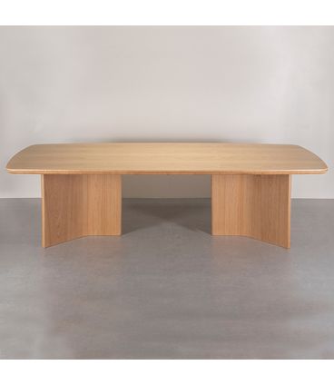 Mesa Jantar Violette Retangular Carvalho Natural 210cm - 78216