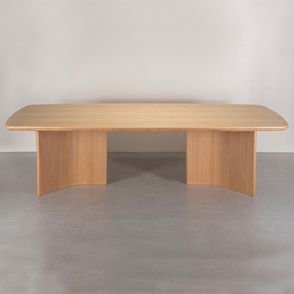 Mesa Jantar Safira Retangular Carvalho Natural 270cm - 78218