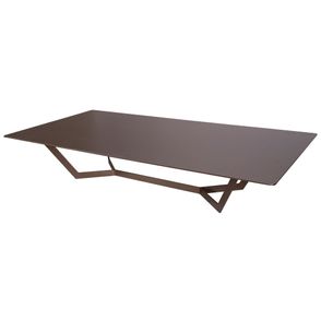 Mesa Centro Pampa Tampo Laca Bronze Base Bronze - 78226