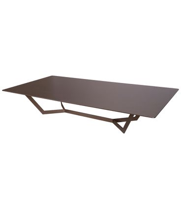 Mesa Centro Savanna Tampo Laca Bronze Base Bronze - 78226