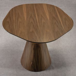 Mesa Lateral Glammy Orgânica Nogueira e Champagne - 78238