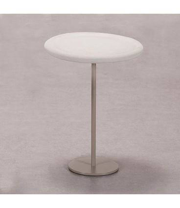 Mesa Lateral Olivet Alta Tampo Redondo em Cimento Areia - 78280