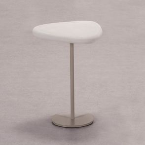 Mesa Lateral Moet Baixa Tampo Orgânico Cimento Areia - 78284