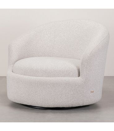 Poltrona Adele Giratória Bouclé Platinum - 78351