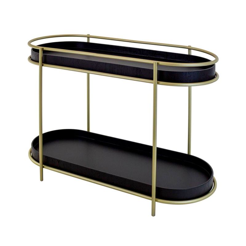 MesaLateralDanubioTampoCarvalhoEbanizadoBaseDourada