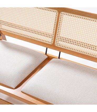 Conjunto Poltrona e Sofá 02 Lugares Alba Encosto Tela - 78426