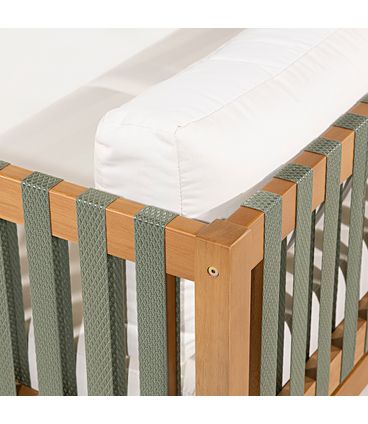 Conjunto Sofá Aurora Almofada Areia Mesa Centro Mel - 78438