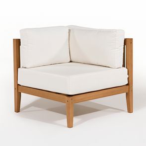 Conjunto Canto Aurora Assento Areia Mesa Centro Mel - 78452