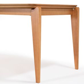 Mesa Retangular Rana Tampo Laminado Verniz Mel 160cm - 78497