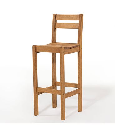 Banqueta Alta Recanto Madeira Stain Cor Jatobá - 78510